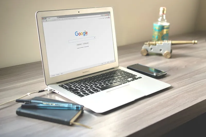 Contractor business ranking at the top of Google search results